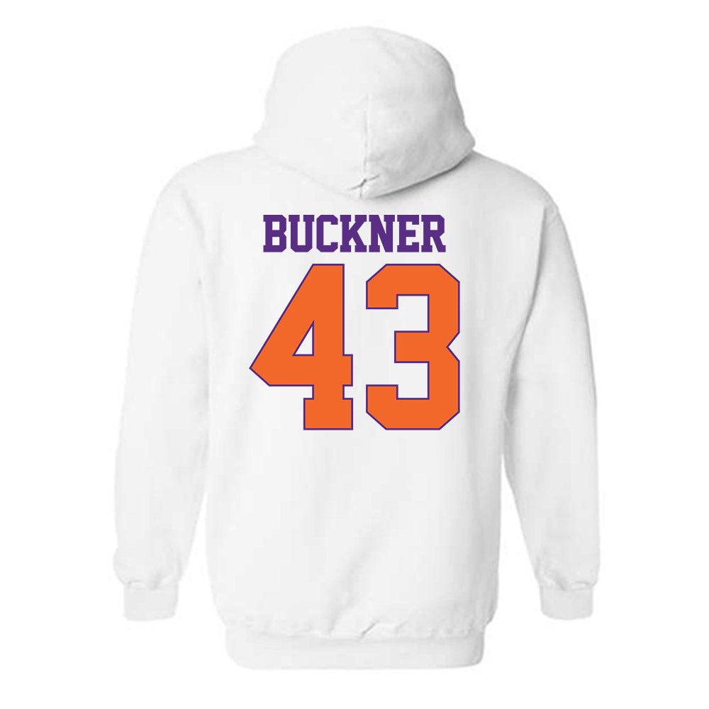 Clemson - NCAA Football : J.R. Buckner - Classic Shersey Hooded Sweatshirt-1