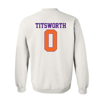 Clemson - NCAA Baseball : Drew Titsworth - Classic Shersey Crewneck Sweatshirt-1