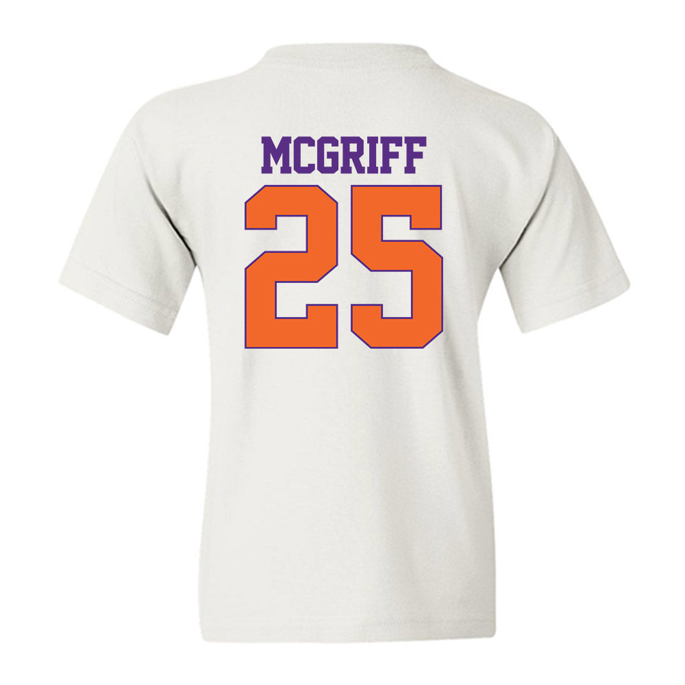 Clemson - NCAA Football : Keil McGriff - Classic Shersey Youth T-Shirt-1