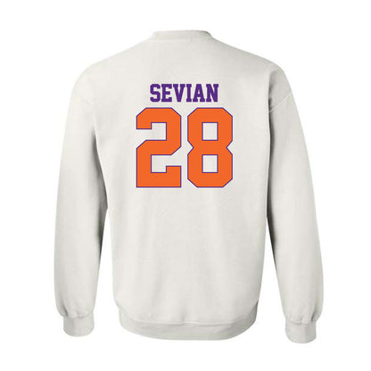 Clemson - NCAA Men's Soccer : Xander Sevian - Classic Shersey Crewneck Sweatshirt-1