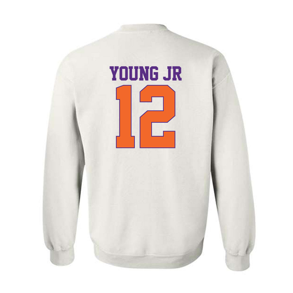 Clemson - NCAA Football : Shavar Young Jr - Classic Shersey Crewneck Sweatshirt-1