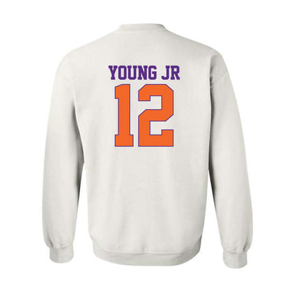 Clemson - NCAA Football : Shavar Young Jr - Classic Shersey Crewneck Sweatshirt-1