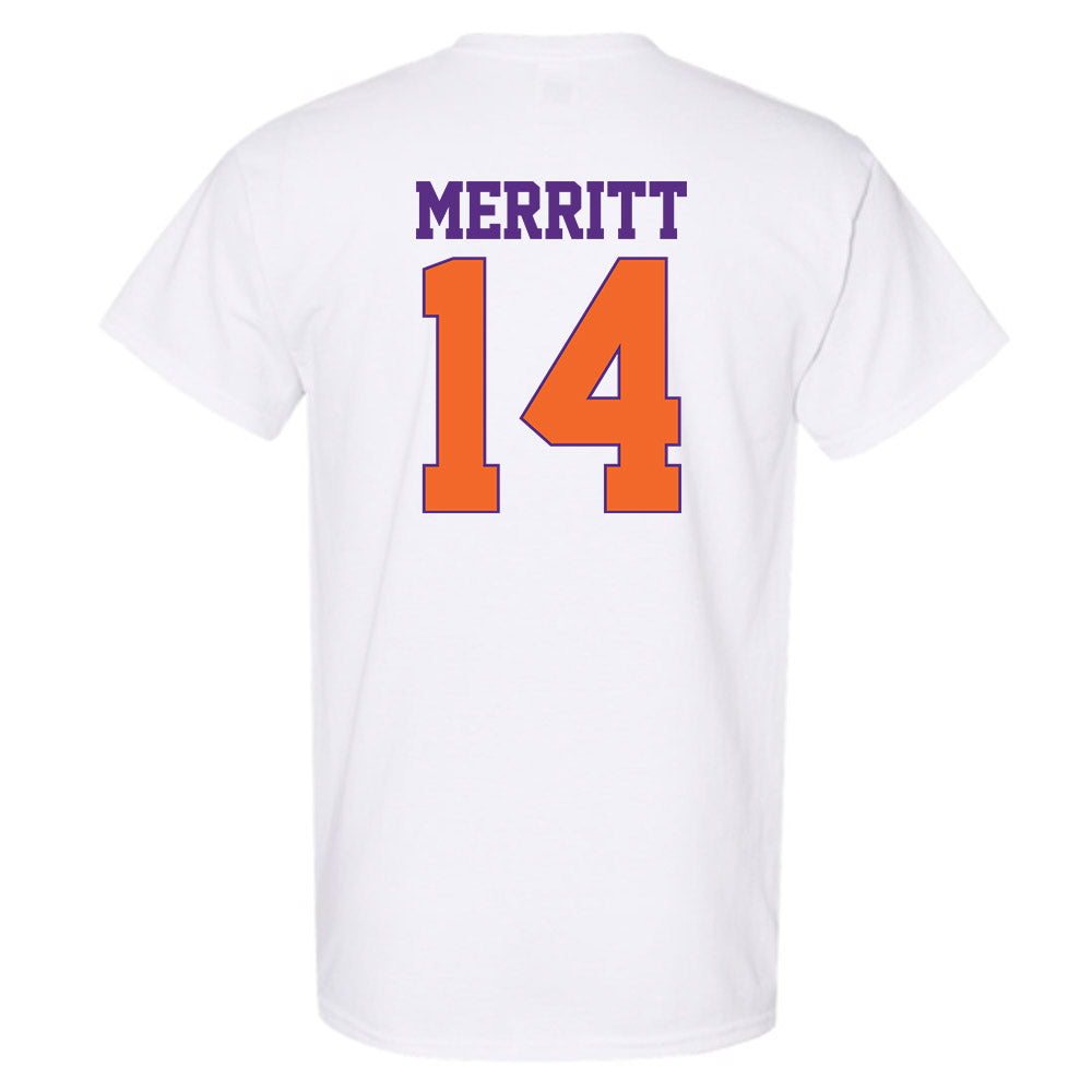 Clemson - NCAA Football : London Merritt - Classic Shersey T-Shirt-1