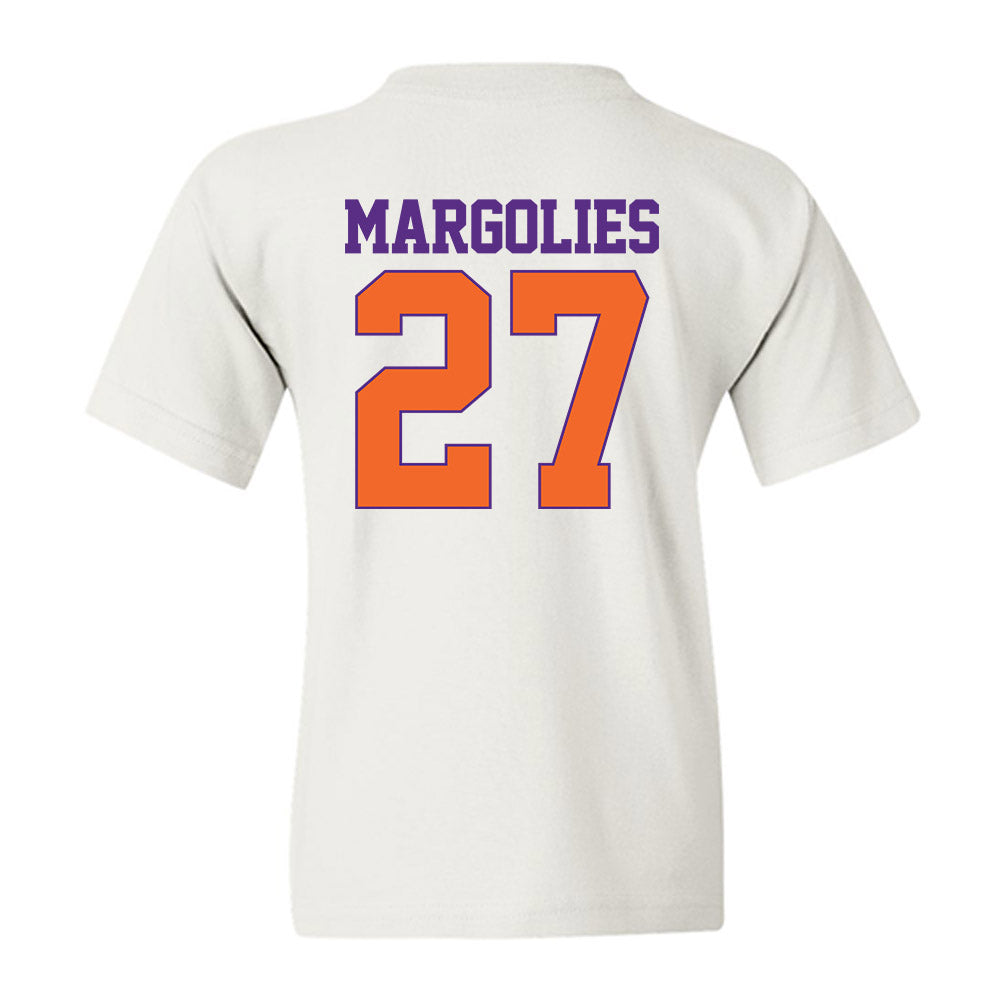 Clemson - NCAA Baseball : Dan Margolies - Classic Shersey Youth T-Shirt-1