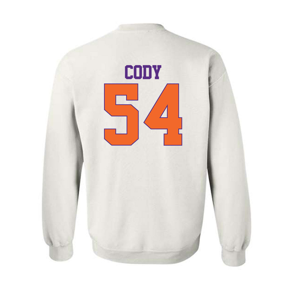 Clemson - NCAA Football : Kam Cody - Classic Shersey Crewneck Sweatshirt-1