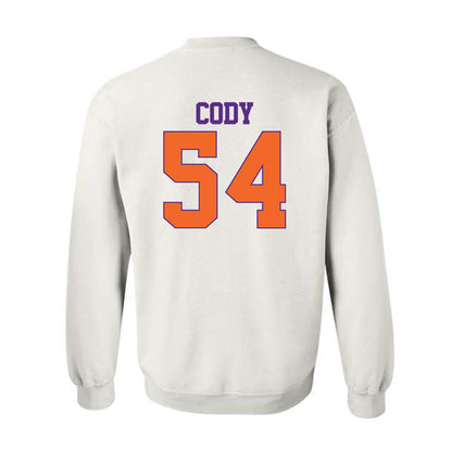 Clemson - NCAA Football : Kam Cody - Classic Shersey Crewneck Sweatshirt-1