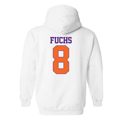 Clemson - NCAA Men's Basketball : David Fuchs - Classic Shersey Hooded Sweatshirt-1