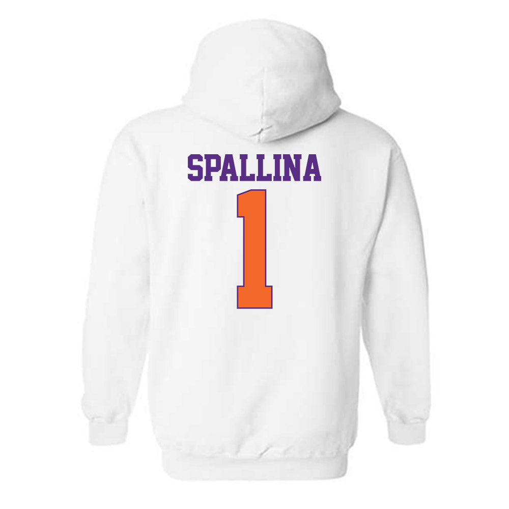 Clemson - NCAA Women's Lacrosse : Alexa s Spallina - Classic Shersey Hooded Sweatshirt-1