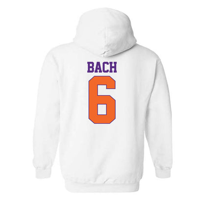 Clemson - NCAA Women's Soccer : Ella Bach - Classic Shersey Hooded Sweatshirt-1