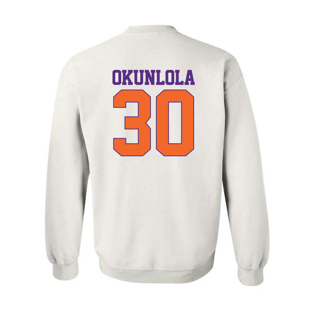 Clemson - NCAA Men's Soccer : Remi Okunlola - Classic Shersey Crewneck Sweatshirt-1