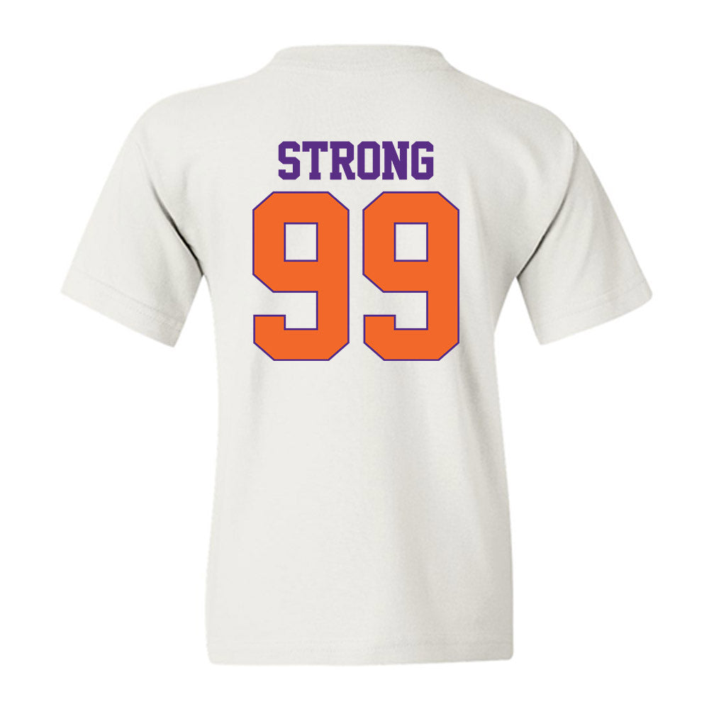 Clemson - NCAA Football : Markus Strong - Classic Shersey Youth T-Shirt-1