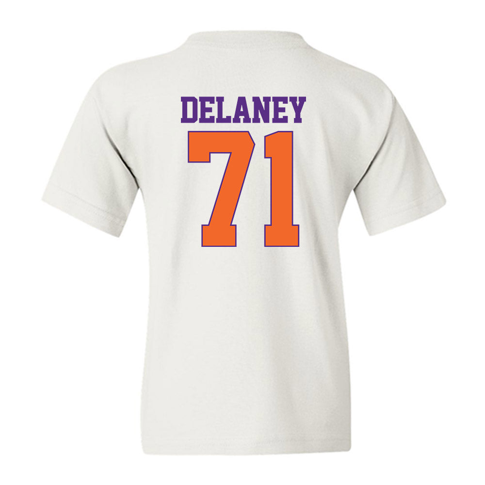 Clemson - NCAA Football : Leo Delaney - Classic Shersey Youth T-Shirt-1