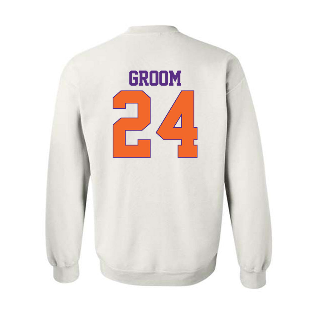Clemson - NCAA Women's Volleyball : Anika Groom - Classic Shersey Crewneck Sweatshirt-1
