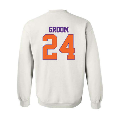 Clemson - NCAA Women's Volleyball : Anika Groom - Classic Shersey Crewneck Sweatshirt-1