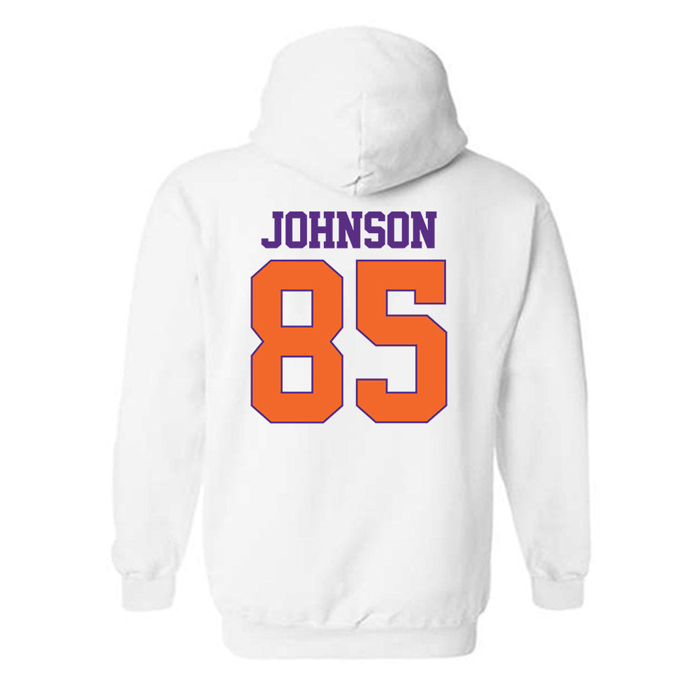 Clemson - NCAA Football : Charlie Johnson - Classic Shersey Hooded Sweatshirt-1