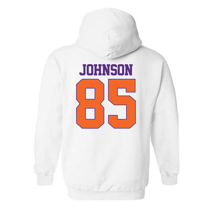 Clemson - NCAA Football : Charlie Johnson - Classic Shersey Hooded Sweatshirt-1