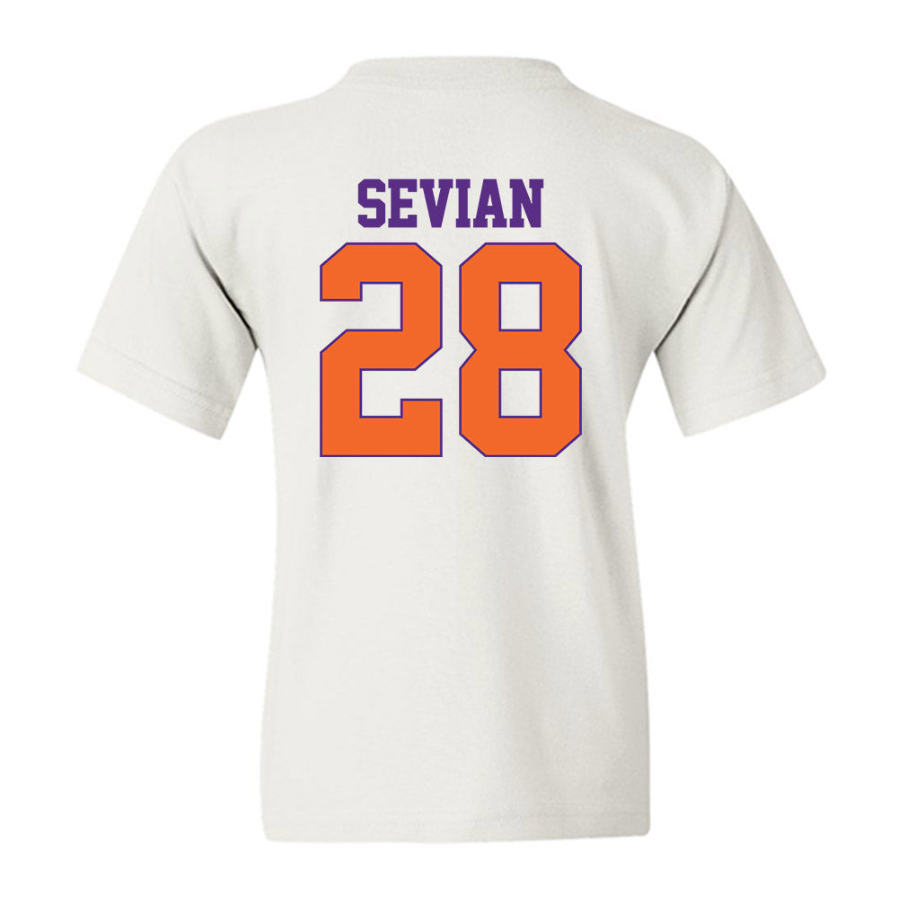 Clemson - NCAA Men's Soccer : Xander Sevian - Classic Shersey Youth T-Shirt-1