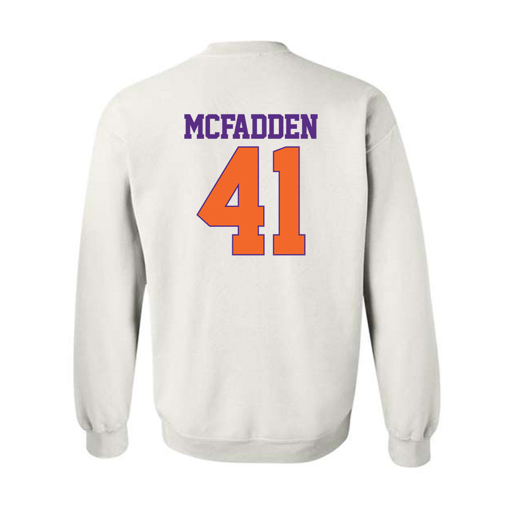 Clemson - NCAA Football : Connor McFadden - Classic Shersey Crewneck Sweatshirt-1