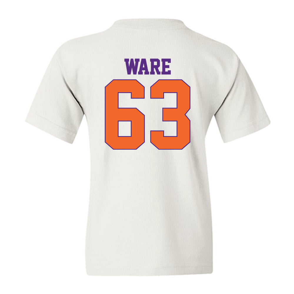 Clemson - NCAA Football : Easton Ware - Classic Shersey Youth T-Shirt-1