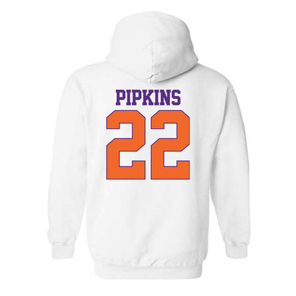 Clemson - NCAA Softball : Taylor Pipkins - Classic Shersey Hooded Sweatshirt-1
