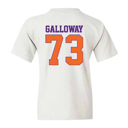 Clemson - NCAA Football : Hayes Galloway - Classic Shersey Youth T-Shirt-1