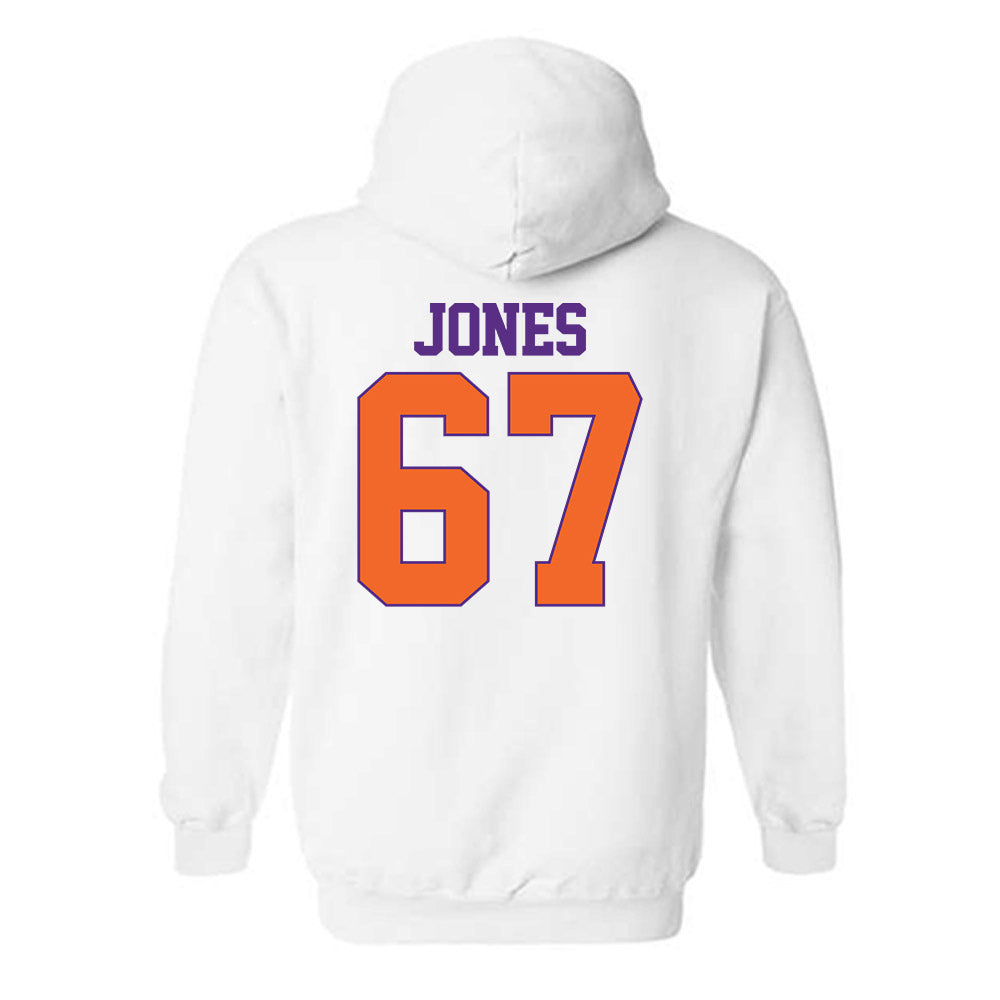 Clemson - NCAA Football : Carlito Jones - Classic Shersey Hooded Sweatshirt-1
