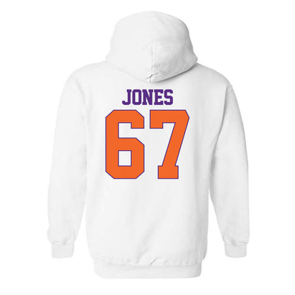 Clemson - NCAA Football : Carlito Jones - Classic Shersey Hooded Sweatshirt-1