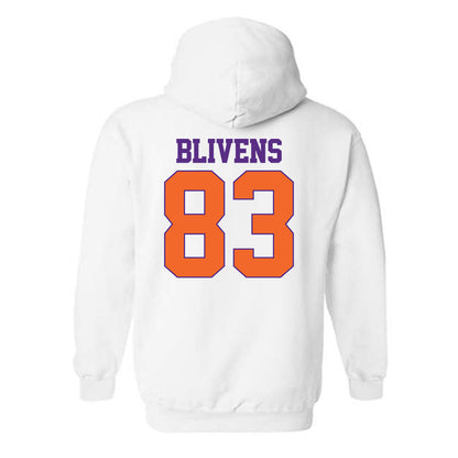 Clemson - NCAA Football : Cam Blivens - Classic Shersey Hooded Sweatshirt-1