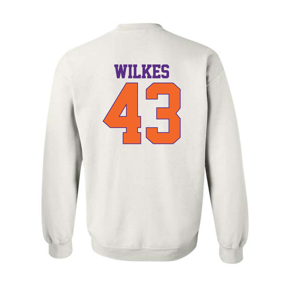 Clemson - NCAA Football : Billy Wilkes - Classic Shersey Crewneck Sweatshirt-1