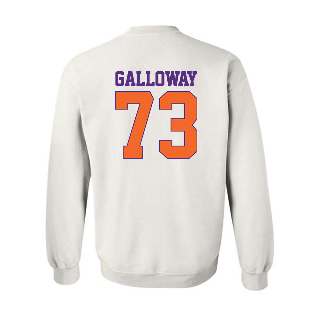 Clemson - NCAA Football : Hayes Galloway - Classic Shersey Crewneck Sweatshirt-1