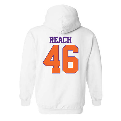 Clemson - NCAA Football : Jackson Reach - Classic Shersey Hooded Sweatshirt-1