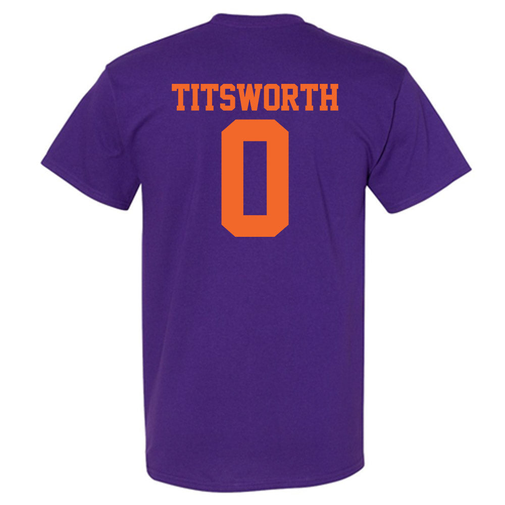 Clemson - NCAA Baseball : Drew Titsworth - T-Shirt-1