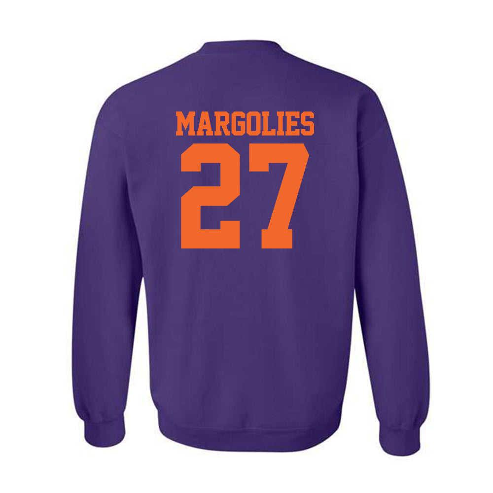Clemson - NCAA Baseball : Dan Margolies - Crewneck Sweatshirt-1
