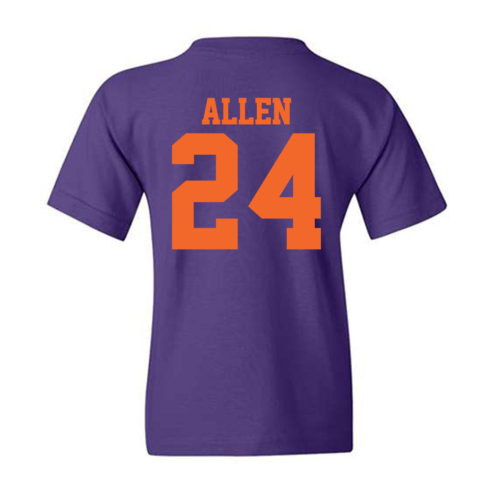 Clemson - NCAA Baseball : Joe Allen - Youth T-Shirt-1