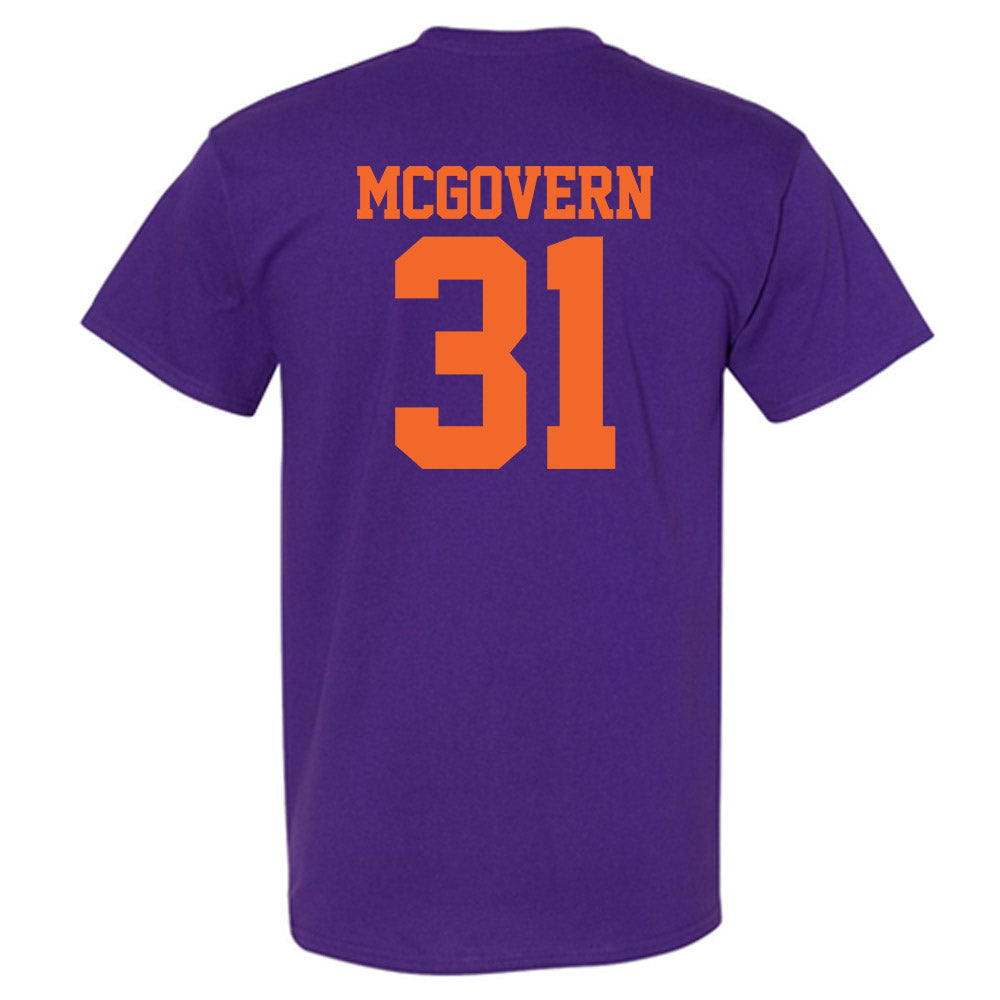 Clemson - NCAA Baseball : Jacob McGovern - T-Shirt-1