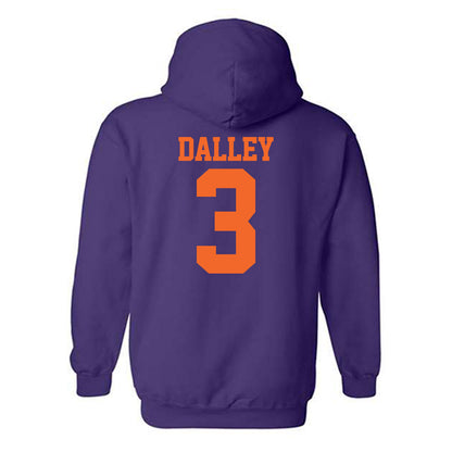 Clemson - NCAA Baseball : Ty Dalley - Hooded Sweatshirt-1