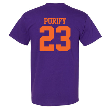 Clemson - NCAA Baseball : Jarren Purify - T-Shirt-1