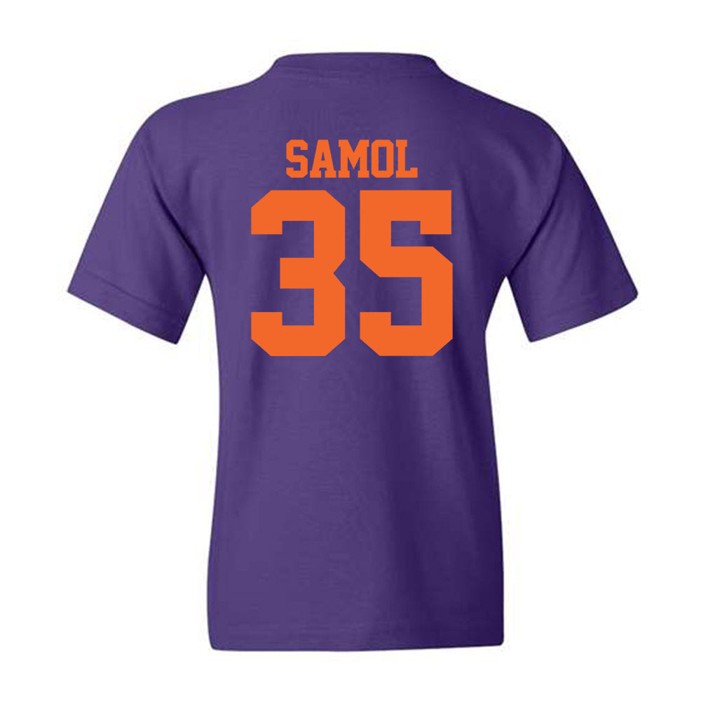 Clemson - NCAA Baseball : Noah Samol - Youth T-Shirt
