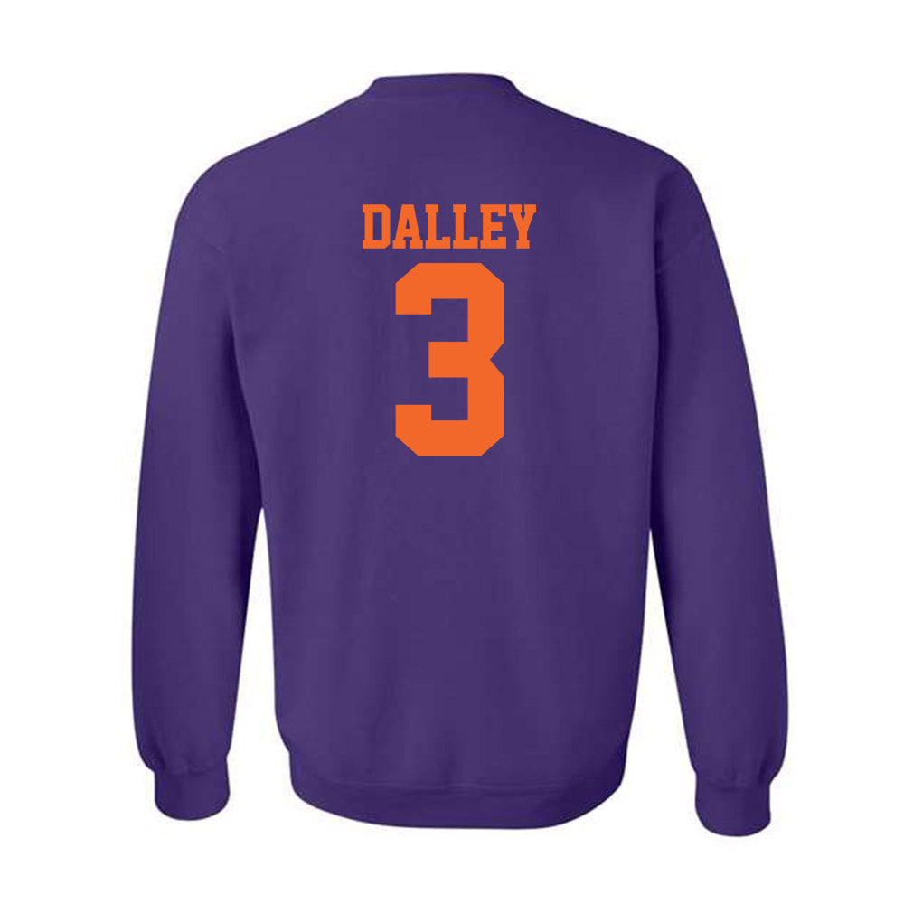 Clemson - NCAA Baseball : Ty Dalley - Crewneck Sweatshirt-1