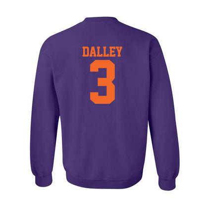 Clemson - NCAA Baseball : Ty Dalley - Crewneck Sweatshirt-1