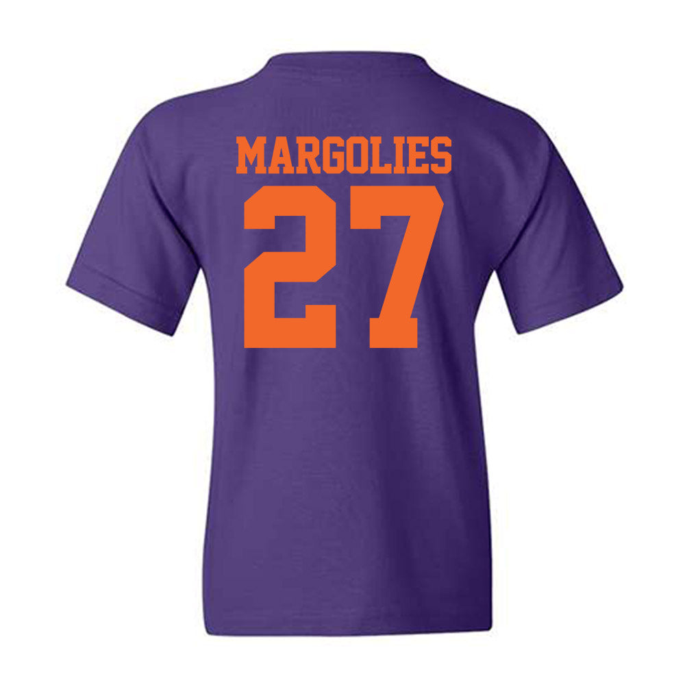 Clemson - NCAA Baseball : Dan Margolies - Youth T-Shirt-1