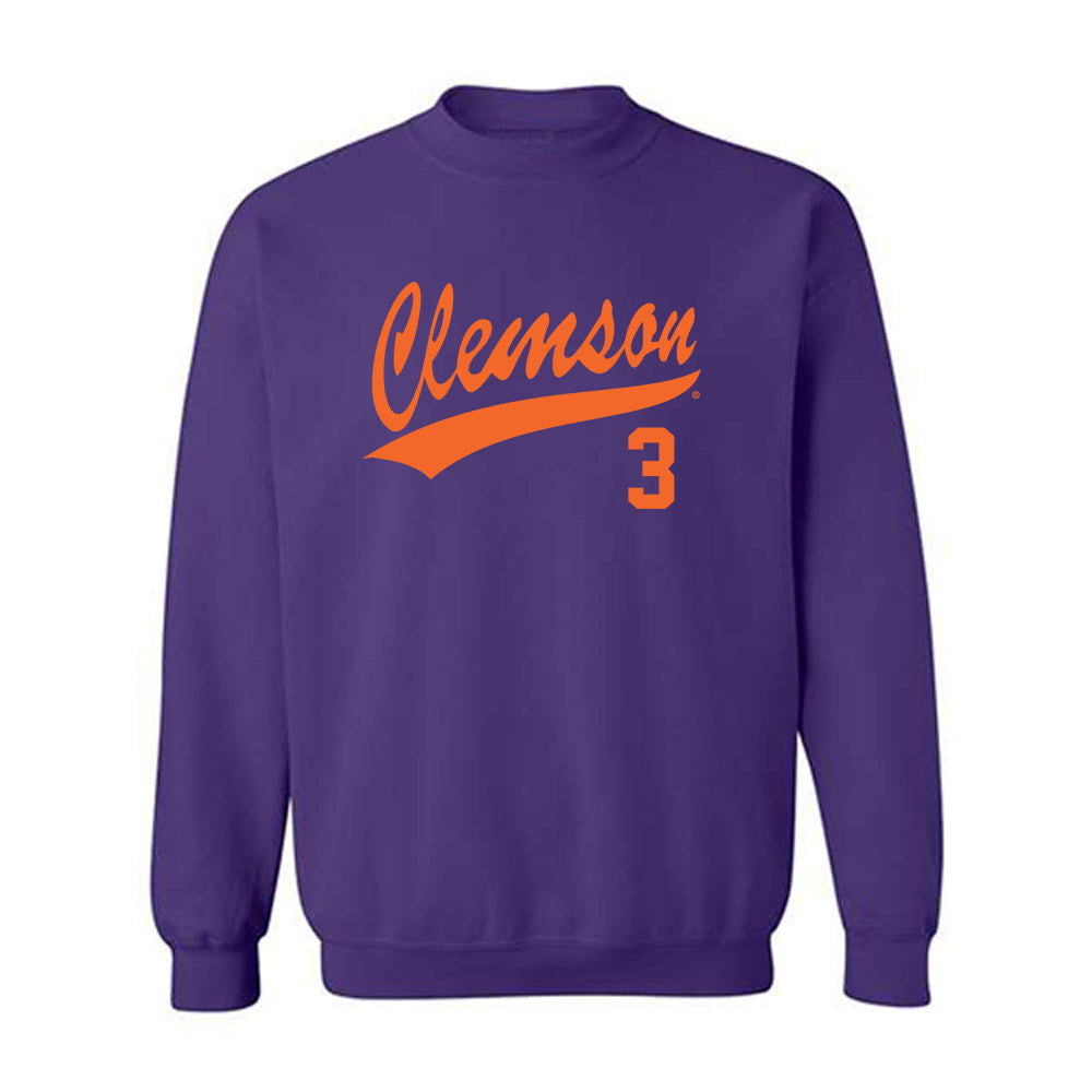 Clemson - NCAA Baseball : Jack Crighton - Crewneck Sweatshirt