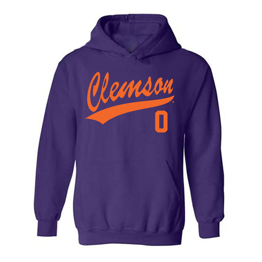 Clemson - NCAA Baseball : Drew Titsworth - Hooded Sweatshirt-0