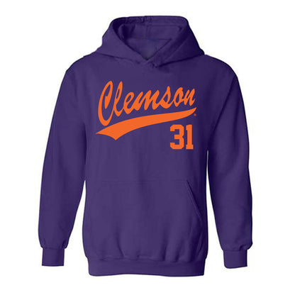 Clemson - NCAA Baseball : Jacob McGovern - Hooded Sweatshirt-0