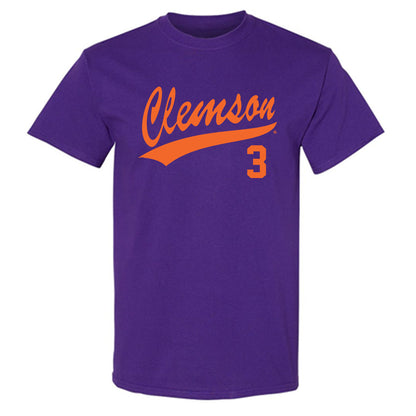 Clemson - NCAA Baseball : Ty Dalley - T-Shirt-0