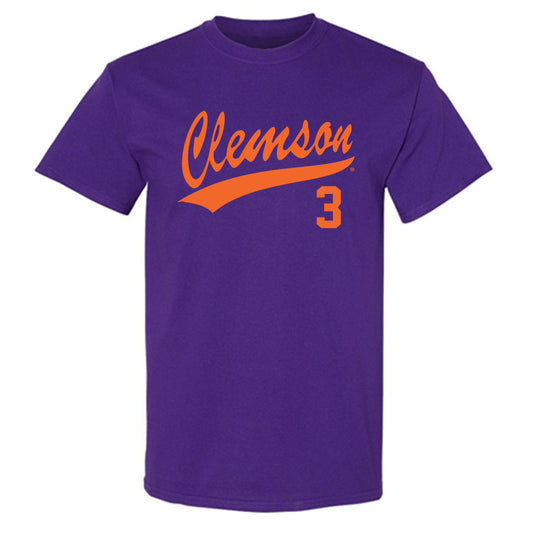 Clemson - NCAA Baseball : Ty Dalley - T-Shirt-0
