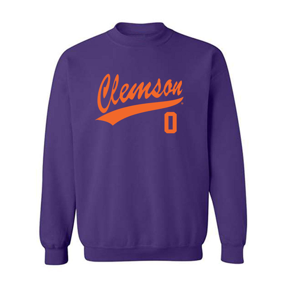 Clemson - NCAA Baseball : Drew Titsworth - Crewneck Sweatshirt-0