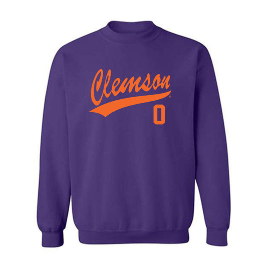 Clemson - NCAA Baseball : Drew Titsworth - Crewneck Sweatshirt-0