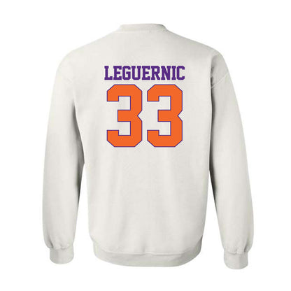 Clemson - NCAA Baseball : Justin LeGuernic - Crewneck Sweatshirt-1