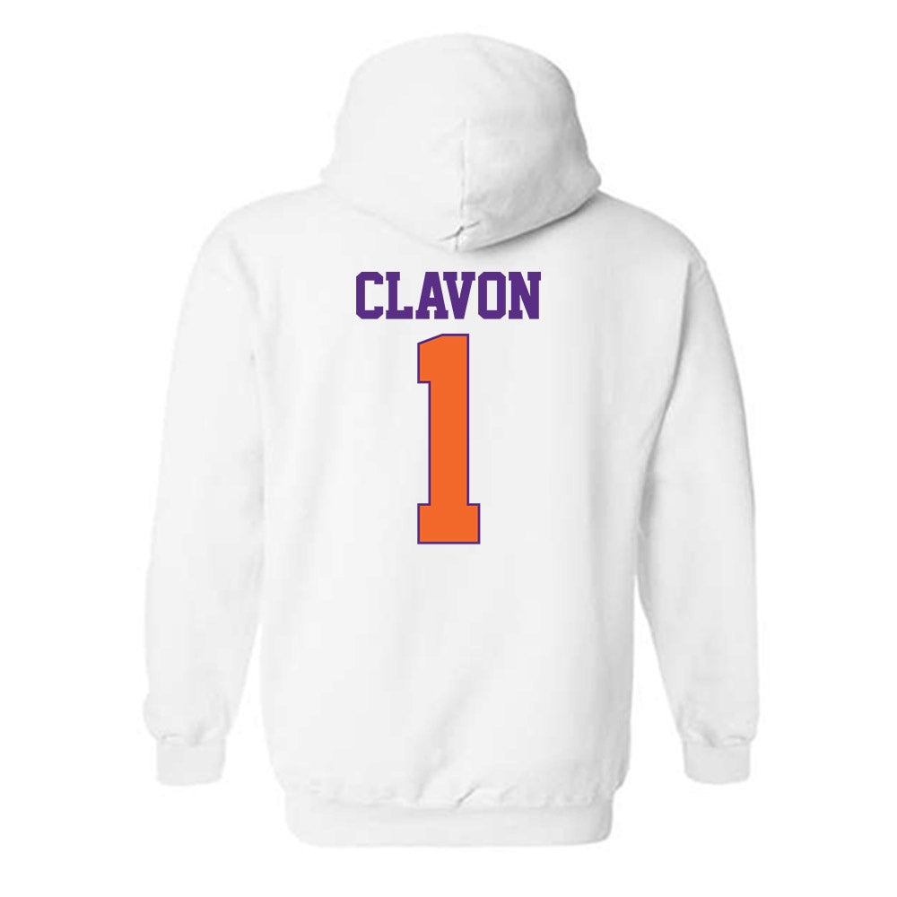 Clemson - NCAA Baseball : Bryce Clavon - Hooded Sweatshirt-1